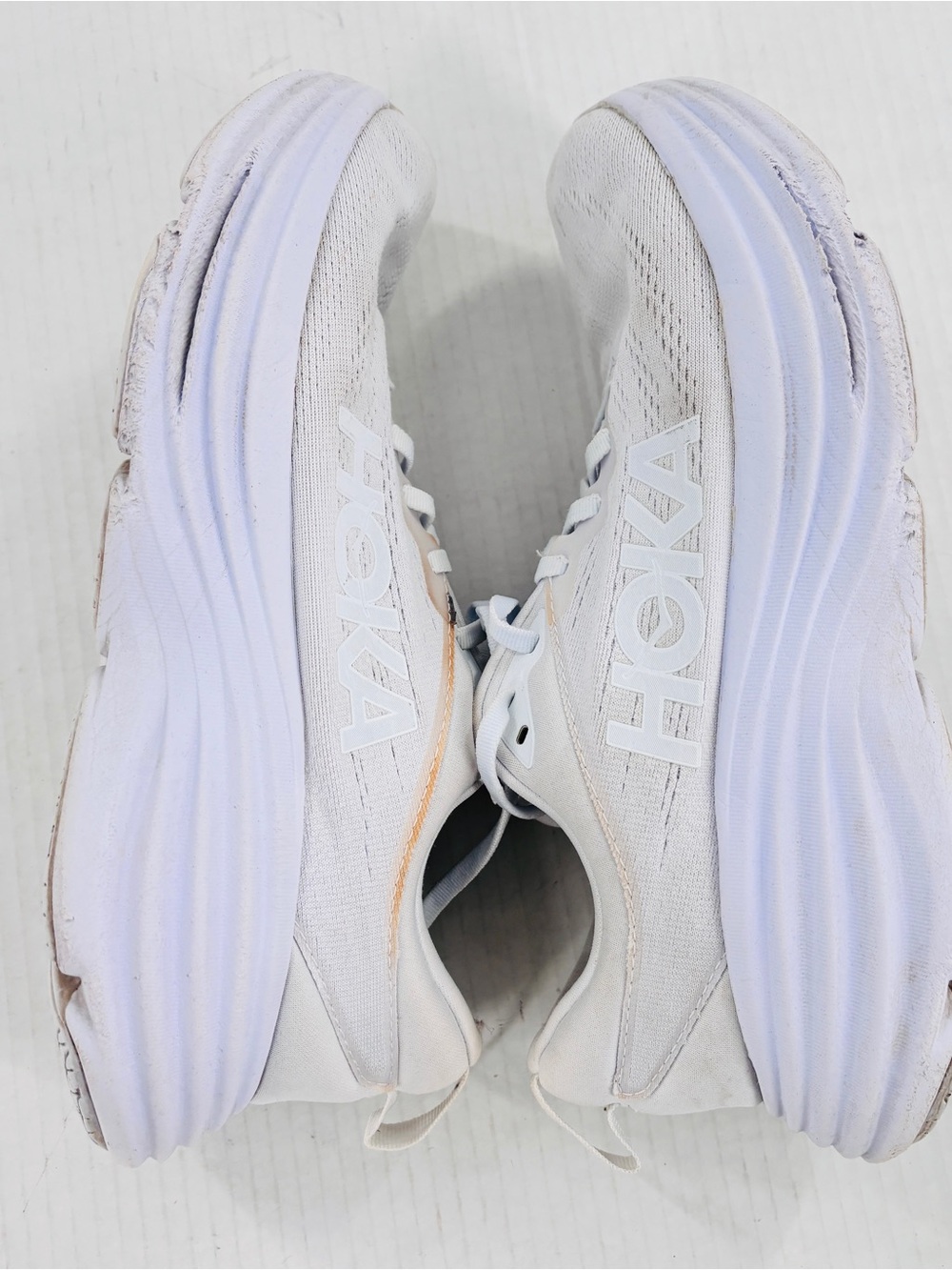 Hoka Running shoes white size 10.5B - Picture 8 of 11
